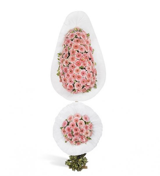 Pembe Hayat Gerbera Kutlama Çelengi