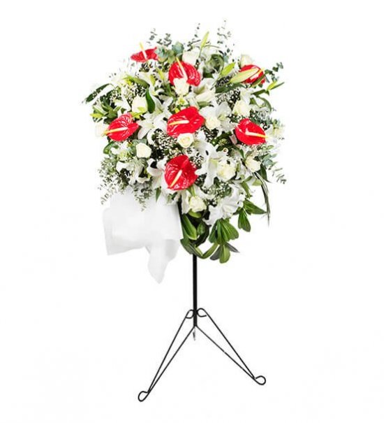 Açılış Tebrik Ferforje Çiçek Aranjmanı