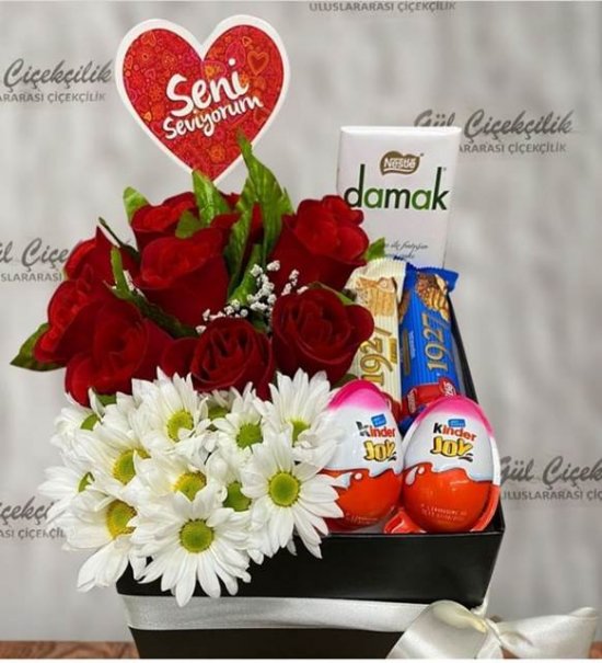 MUTLULUK GÜL ÇİKOLATA  ARAJMANI