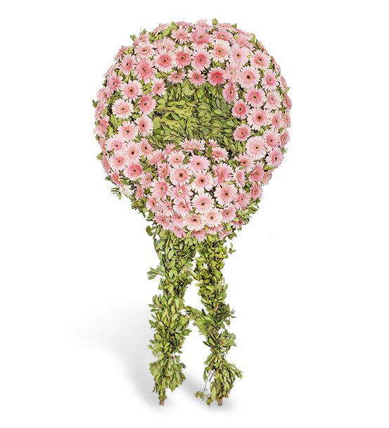 Pembe Gerbera Cenaze Çelengi
