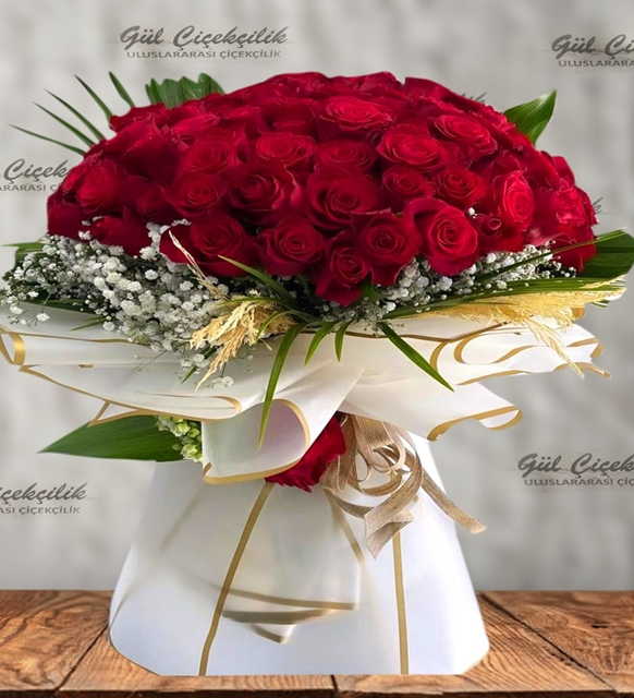 ÖZEL 51 GÜL BUKETİ